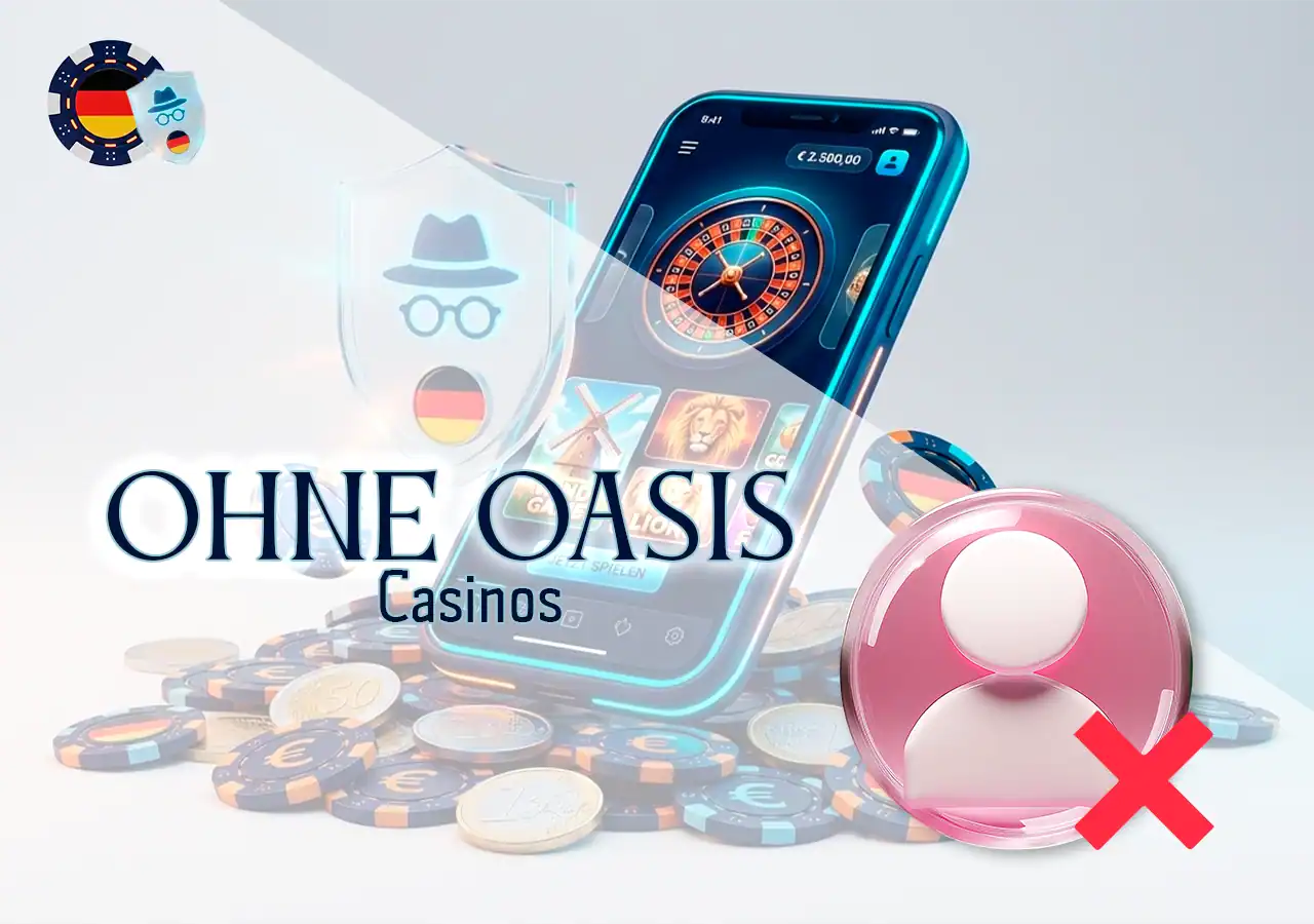 Sicher spielen in Online Casinos ohne Anschluss an das OASIS-Sperrsystem.